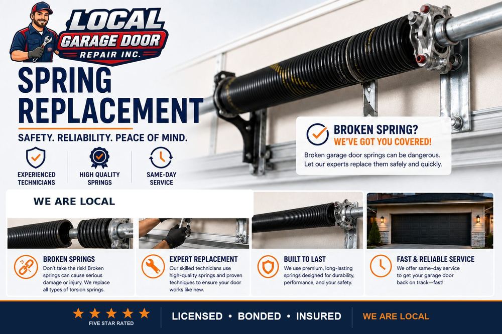 Garage Door Spring Repair in West Hollywood, California